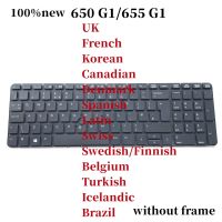 100 New For HP Probook 650 G1 655 G1 laptop keyboard without frame SN9123PS 738697-031 AD1 051 161 171 141 A41 DD1