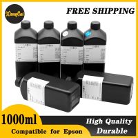 หมึกสำหรับ Epson ป้องกันแสง UV ขนาด1000มล. TX800 XP-600 XP600 TX-800 L800 L805 L1800 R290 R300 1390 1400 1410 DX5 DX7 DX10เครื่องพิมพ์ยูวี