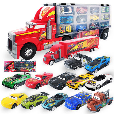 Pixar Cars 3 Mack Uncle Truck Toy Car Set Lightning McQueen Jackson Storm 1:55 Diecast Car Model Toy Kids Gift