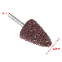 CHANGDA 15/20/25/30mm Cone Abrasive Sandpaper Wheel 6MM Shank Diameter Sanding tool