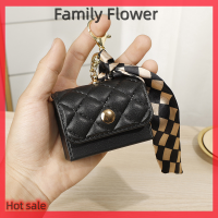 Family Flower Flash Sale กระเป๋าใส่ลิปสติกทรงสี่เหลี่ยมสำหรับผู้หญิงกระเป๋าเครื่องสำอางขนาดเล็กกระเป๋าจัดระเบียบพวงกุญแจผ้าไหมสวยงามกระเป๋าเก็บของส่วนบุคคลของขวัญที่ทันสมัย