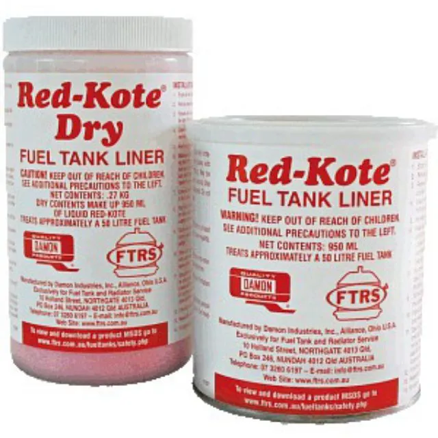 Red-Kote Fuel Tank Sealer and Liner 