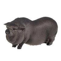 Small Pig Statue Farm Animal Model Pig Figurines For Kids Realistic Simulation Vietnamese Pig Solid Model Childrens Enlightenment Cognition forceful