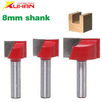 XUHAN 8mm การทําความสะอาดด้านล่างแกะสลักบิตคาร์ไบด์เราเตอร์บิตงานไม้เครื่องมือ CNC มิลลิ่งตัด endmill สําหรับไม้