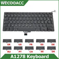 สีเงิน❧Teclado De Subchuição Para Pro Novo Reino Unido EUA RU DE PT SE HU NO KR Layout 2009 2010 2011 2012 13 A1278