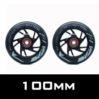 The Original Cento 88A 100Mm Speed Wheel 100 Inline Speed Skates Wheels Green Black Roller Skating Scooter Tires 608 Bearing