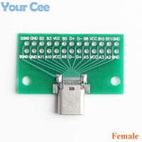 USB 3.1 Connector Type C Adapter Plate PCB Board Female Male Head Convertor 2*13P to 2.54MM Transfer Test Board USB3.1 Module