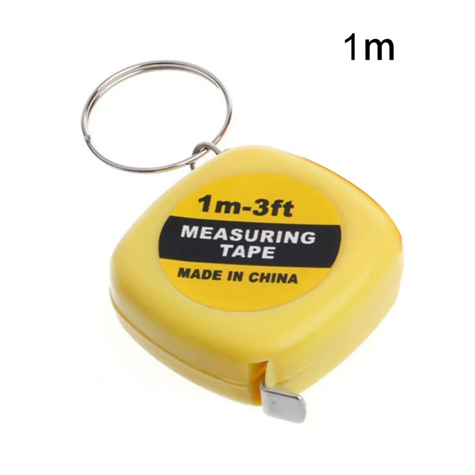 1/5pcs Easy Retractable Ruler Tape Measure Mini Portable Keychain Pull D3T2  