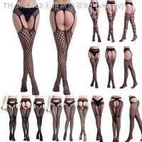 【CW】◐●  Hot Erotic See Through Crotch Pantyhose Tights Fishnet Mesh Crotchless Suspenders Stockings Sex Costume