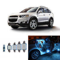 9pcs Car Auto Led Bulbs White Car Interior T10 W5W LED Indoor Lights White Reading Lamps For Chevrolet Captiva 2006-2015