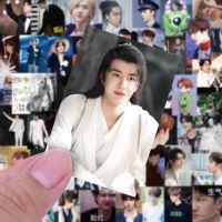 Wang Yibo Star สติ๊กเกอร์กันน้ำ,60ชิ้นไดอารี่น่ารักทำด้วยมือถ้วยสติ๊กเกอร์บาร์โค้ดโทรศัพท์แล็ปท็อปกีตาร์ตกแต่งกระเป๋าเดินทาง