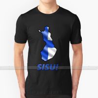 Sisu! - Finnish Flag T Shirt Custom Design Cotton For Men Women T - Shirt Summer Tops Sisu Finland Finnish Suomi Nordic Heritage XS-6XL