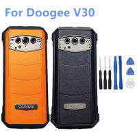 ใหม่สำหรับ Doogee V30 6.58นิ้วศัพท์ B เชลล์กลับฝาครอบแบตเตอรี่กรณีแทนที่เรือนกรอบกันชนด้วยเซ็นเซอร์ลายนิ้วมือ