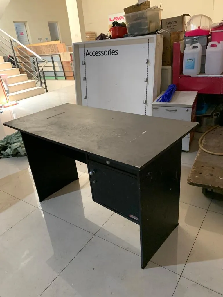 meja kerja belajar kantor kayu ukuran 73 x 120 x 59 second 98