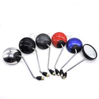 6 colore convex mirror Universal Motorcycle Rearview Mirrors Motorbike Scooter Side Mirrors Modified irons   plastic shell Mirrors