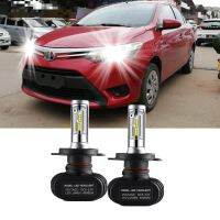 ชุดหลอดไฟหน้า LED H4 6000K สําหรับ Toyota Vios Third Gen 2013-2018 2 ชิ้น