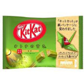 Bánh socola Kitkat Chocolate vị trà xanh trà xanh của Nestle Nhật bịch 12 thanh mini
