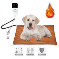 Heating Pad for Cat Dog Soft Electric Blanket Temperature Control Waterproof House Heater Animal Bed Warmer Heated Floor Mat