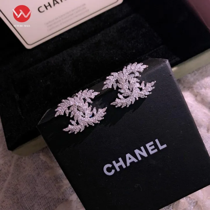 Genuine + Invoice chanel high-grade high-carbon diamond Xiaoxiang s925 ...
