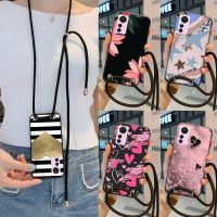 Necklace Lanyard Rope Cover Case For Samsung Galaxy M13 4G M23 5G A33 A23 A22 M33 M53 A54 A34 A14 Silicone Phone Cases Bumpers Phone Cases