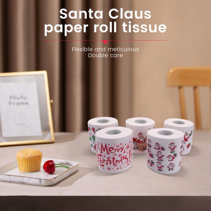 5-styles-santa-claus-paper-roll-tissue-paper-towels-christmas-decorations-xmas-santa-office-room-toilet-paper-5-roll
