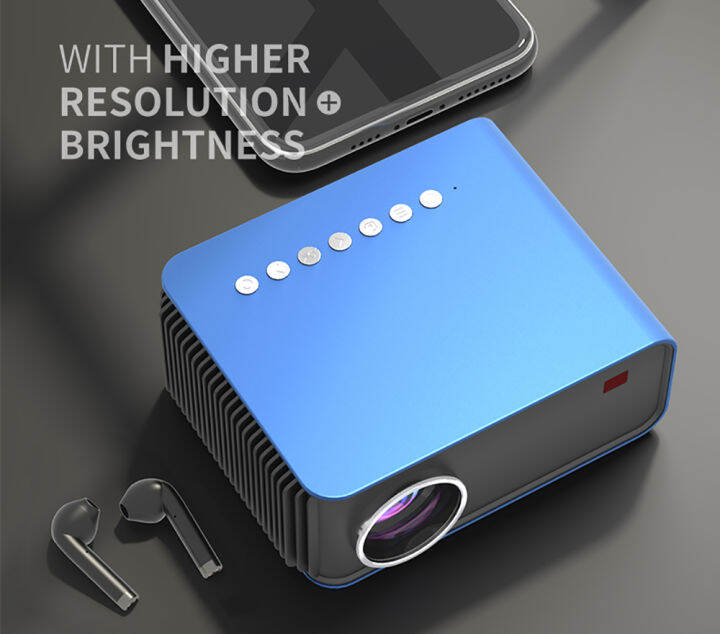 Salange T4 Mini projector 3600 Lumens Support Full HD 1080P LED