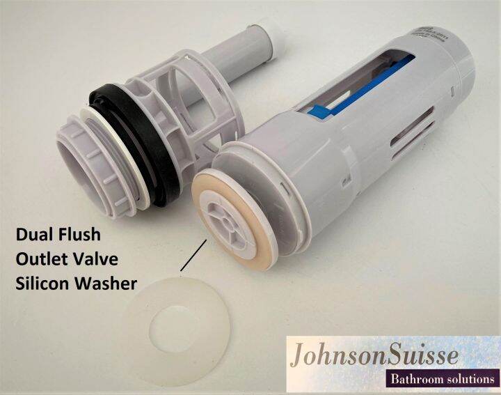 Dual Flush Johnson Suisse Silicone Drain Flush Valve Seal Washer Antileakage Toilet Accessory