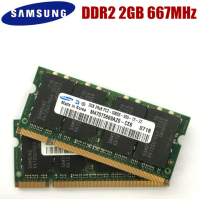 Samsung DDR2 2GB PC2 5300S 6400S 2G 800 667 MHz หน่วยความจำแล็ปท็อป