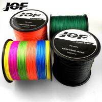 JOF เอ็นตกปลาถัก8เส้น1000ม. 500ม. 300ม. 100ม. มัลติฟิลา PE ถักเปีย9สี