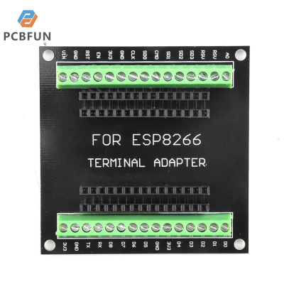 pcbfun 1ชิ้น ESP8266เบรคเอาท์บอร์ด GPIO 1เป็น2สำหรับ NODEMCU V2 GPIO บอร์ดพัฒนาเข้ากันได้กับ ESP-12E ESP8266