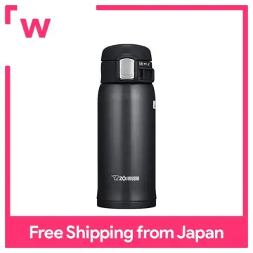 ZOJIRUSHI Water Bottle Stainless 360ml SM-SD36-BC Silky Black New in Box