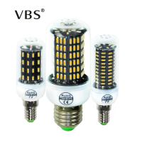 หลอดไฟ LED ทรงข้าวโพด78หลอด140 LED อัฉริยะ220V SMD ไฟแรงสูง4014 E14 38หลอดไฟ LED E27สูง55หลอดออกแบบลูเมนหลอดไฟ