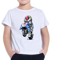 Motorcycle Motocross Printed T Shirt For Boys Kids T-Shirt Cartoon Hipster Toddler Boy Tops Summer