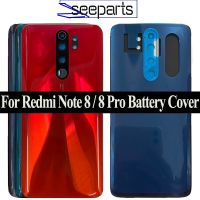 ใหม่สำหรับ Xiaomi Redmi Note 8 Pro ตัวเรือนด้านหลังหน้าจอโทรศัพท์หลังฝาหลังปิดโทรศัพท์สำหรับ Redmi Note 8 Pro หลังฝาหลังปิดโทรศัพท์ประตู