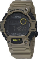 Casio Mens Mud Resistant 10-Year Battery Quartz Watch with Resin Strap, Khaki, 27.6 (Model: TRT-110H-5BVCF)