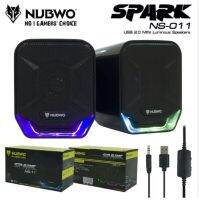 (NS011) Favorite (2) ลำโพง ยี่ห้อ Nubwo รุ่น NS011NUBWO ลำโพง SPARK ยูเอสบี รุ่น NS011  - ดีไซน์สุดเก๋เพื่อสามารถทำงานร่วมกันได้ดี