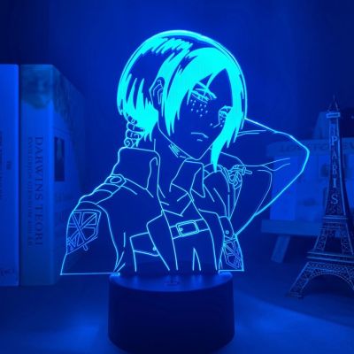 ❀ 3D LED Lamp Ymir Attack on Titan for Home Room Decor Light Child Gift Ymir LED Night Light Anime Table Lamp