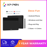 XP-PEN Deco Fun XS S L Drawing Tablet สำหรับศิลปะดิจิทัลด้วยแท็บเล็ตกราฟิกแบบปากกา แท็บเล็ตรูปวาด OSU พร้อมสไตลัสที่ไม่ต้องใช้แบตเตอรี่ 8192 เหมาะอย่างยิ่งสำหรับการศึกษาทางไกลและการประชุมในวันพุธ