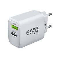 65W USB Gan PD Type C อะแดปเตอร์ติดผนังชาร์จอย่างรวดเร็วสำหรับ Iphone 14 13 Xiaomi Samsung Macbook ที่ชาร์จแบตเตอรี่โทรศัพท์ Charge3.0เร็ว