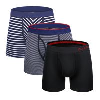 3Pcs Set mens Sexy Panties Fly Open Underwear Male Shorts Cotton Comfortable Boxershorts Homme Boxers Underpants Man Fashion Pipe Fittings Accessorie