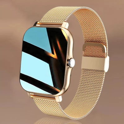 สมาร์ท Watch ใหม่สมาร์ท Watch ผู้หญิงแฟชั่นนาฬิกา 1.69 นิ้วบลูทูธโทรตรวจสอบสุขภาพผู้ชาย และผู้หญิงสมาร์ท Watch สำหรับ IOS และ Android