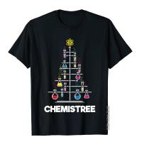 Chemistree เสื้อยืดตลกวิทยาศาสตร์ต้นคริสต์มาสผู้ชายผู้หญิงที่ไม่ซ้ำกันเสื้อยืดสำหรับผู้ชายผ้าฝ้ายท็อปส์ประเดิมตลกมาใหม่