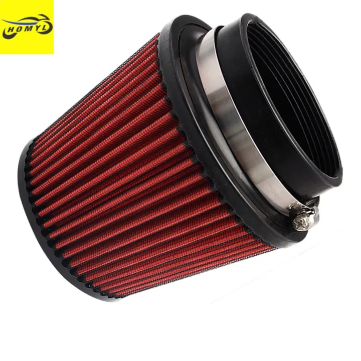 Homyl Universal High Flow Round Tapered Air Filter Cone Shaped Air