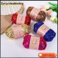 SYRUPSHADDOCKING เบาะหนังเทียมสีมหัศจรรย์เงาสำหรับเบาะลูกบอลกลุ่มด้ายถักด้วยมือแบบทำมือสำหรับเส้นด้ายโครเชต์