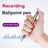 Voice Recorder Ballpoint Pen Metal 128G Portable Commercial High-definition Noise Reduction Spy Conference Sound Recording Pen