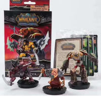 Original WORLD of WARCRAFTS Action Figures Limited Collection Random 3pcsset Anime Figure Model with Rare Cards Toy
