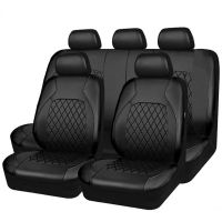 PU Leather Universal Car Seat Covers Airbag Compatible Waterproof Automobile Seat Protector Interior Accessories Fit most cars