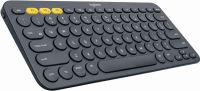 Logitech K380 Multi-Device Bluetooth Keyboard – Windows, Mac, Chrome OS, Android, iPad, iPhone, Apple TV Compatible – with Flow Cross-Computer Control and Easy-Switch up to 3 Devices – Dark Grey Dark Grey Keyboard