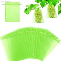 ▧✇ 100/50/20Pcs Grape Protection Bags with Drawstring Fruit Protection Mesh Bag Protective Pouches for Strawberry Organza Gift Bags
