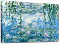 ดอกบัวขนาดใหญ่ยอดนิยมโดย Claude Monet คนหลงใหล WR547ผู้คนศิลปะบนผืนผ้าใบสำหรับติดกำแพงภาพเขียนที่มีชื่อเสียงคลาสสิกคนที่หลงใหลในศิลปะผ้าใบเครื่องตกแต่งฝาผนังภาพพิมพ์ที่มีกรอบสำหรับเครื่องตกแต่งฝาผนังสำนักงานบ้าน-...